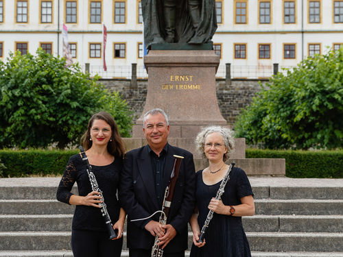 Trio Amicitie: Elke von Frommannshausen (Oboe), Anna Erchinger (Klarinette), Romeo Domuncu (Fagott) 